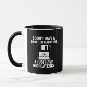 High Latency Retro Tech Computer Humour Mug