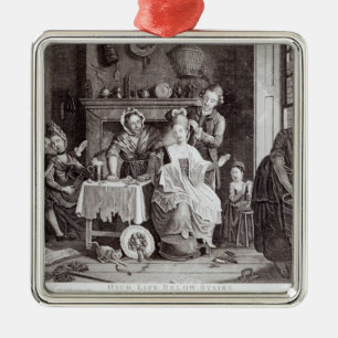 High Life Below Stairs Metal Tree Decoration