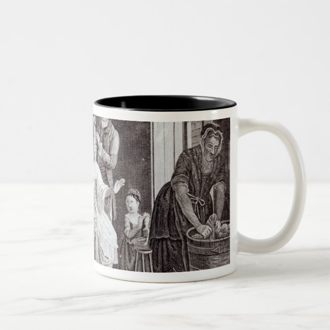 High Life Below Stairs Two-Tone Coffee Mug (Right)