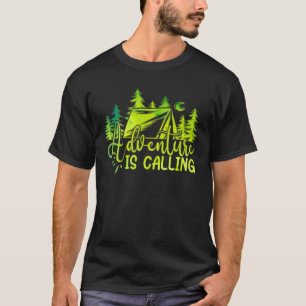 High Life On The Mountain Adventure Is Calling - C T-Shirt