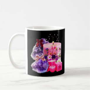 High Maintenance Mystic Pink Crystal Candle Mug
