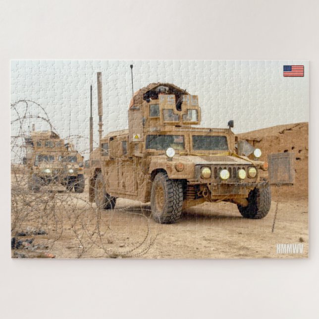 HIGH MOBILITY WHEELED VEHICLE (20x30 inch) Jigsaw Puzzle (Horizontal)