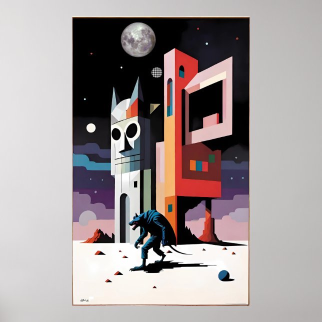 High Moon - Ken Gauge Art Poster (Front)