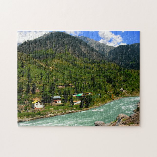 High Mountain Rivers Pakistan. Jigsaw Puzzle (Horizontal)