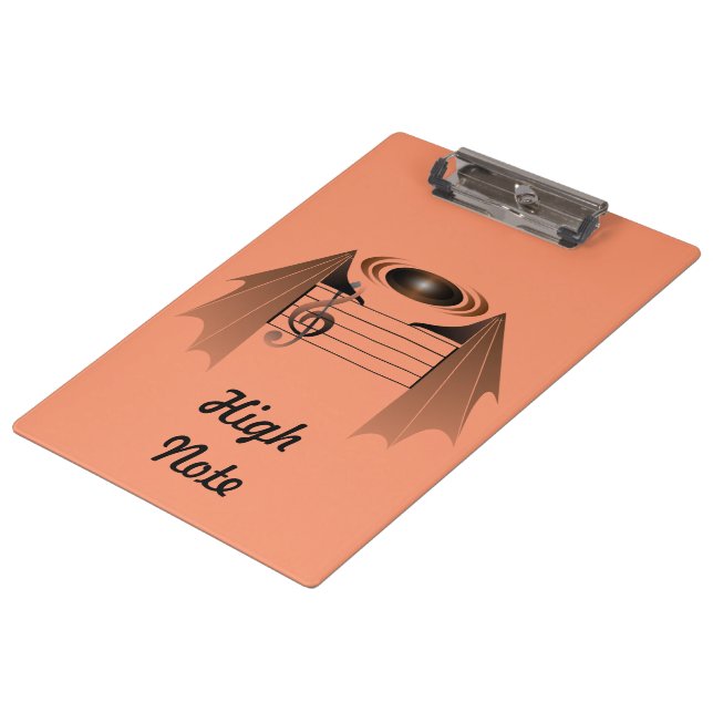 High Note Bat Favourite Song Clipboard (Angled)