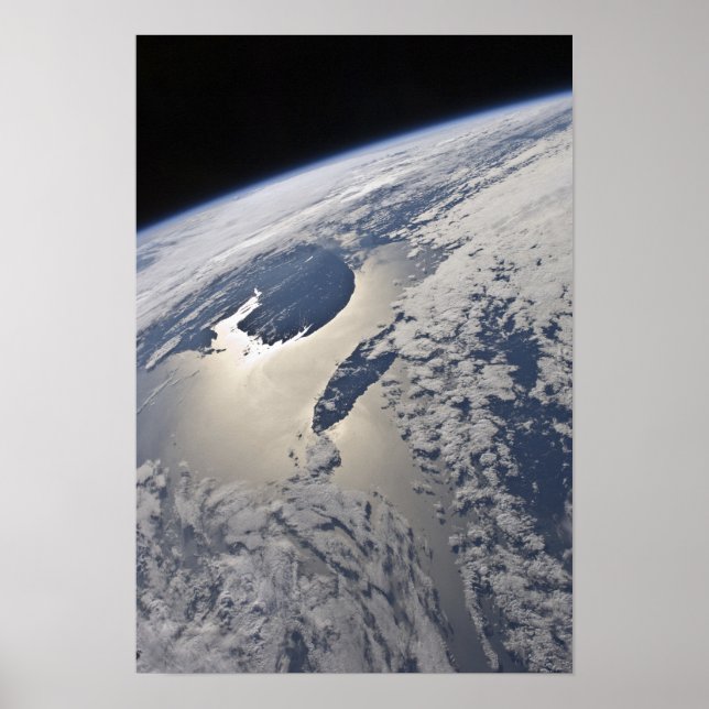 High-oblique view of the Gaspe Peninsula Poster (Front)