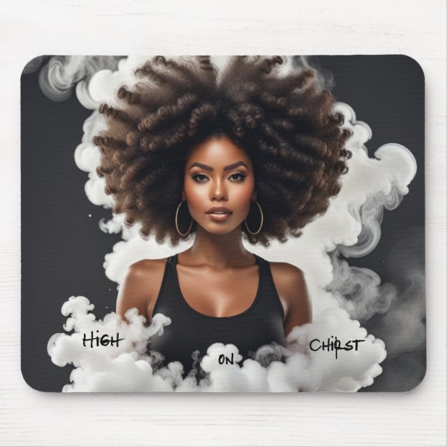 High on Christ Mouse Mat (Front)