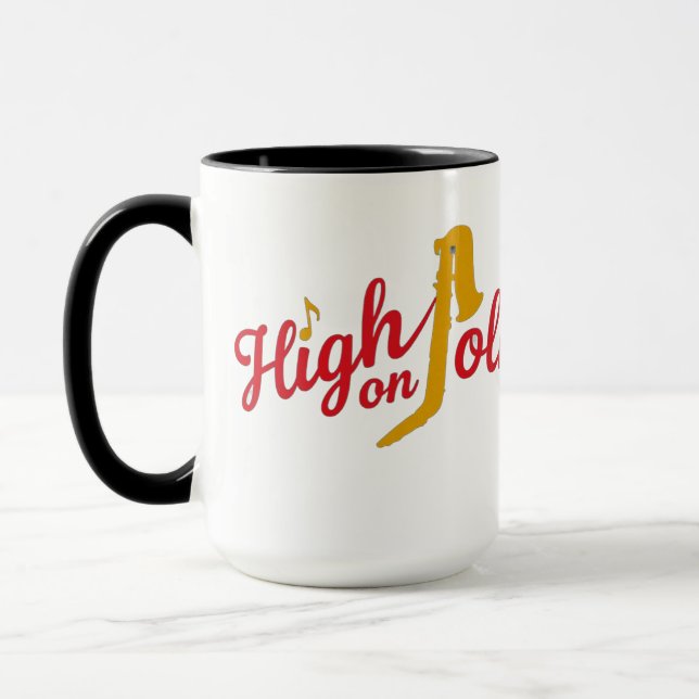 High on Polkas Logo Mug (Left)