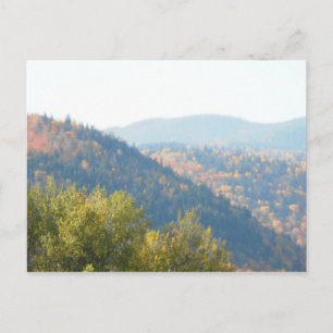 High Peaks Adirondacks Autumn Mountains Forest Postcard