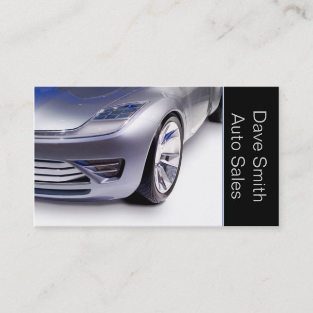 High Performance Auto Sales & Service Business Card (Front)