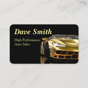 High Performance Automotive Sales & Service  Business Card