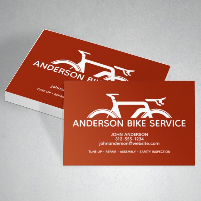 High Performance Bike Repair Maintenance Coaching Business Card (Creator Uploaded)