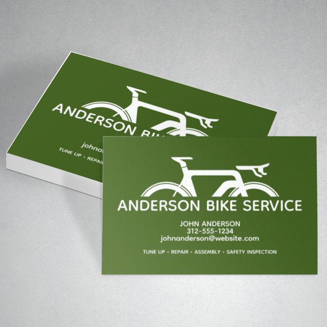 High Performance Bike Repair Maintenance Coaching Business Card (Creator Uploaded)