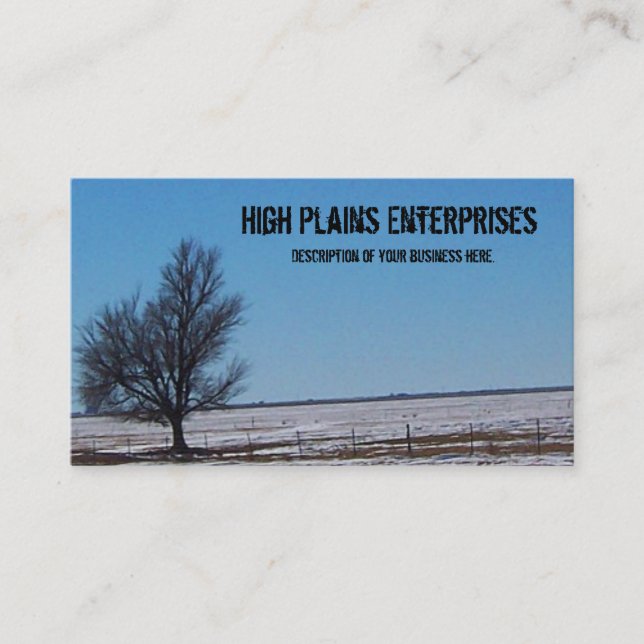 High Plains Business Card (Front)