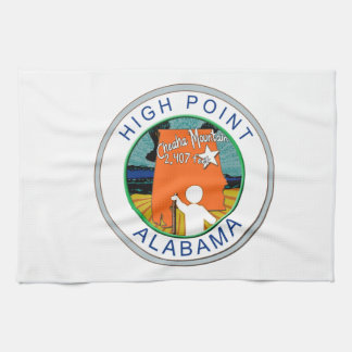 HIGH POINT ALABAMA CHEAHA MT. TEA TOWEL