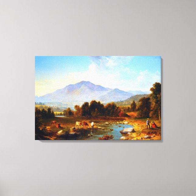 High Point Shandaken Mountains Asher Brown Durand  Canvas Print (Front)