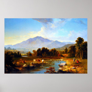 High Point Shandaken Mountains Asher Brown Durand  Poster