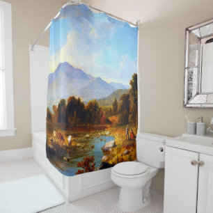 High Point Shandaken Mountains Asher Brown Durand  Shower Curtain