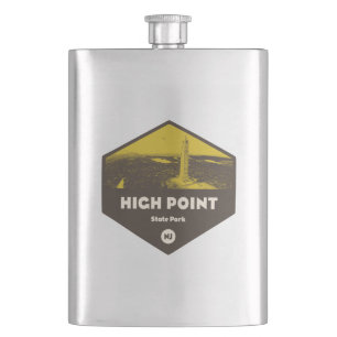 High Point State Park New Jersey Hip Flask