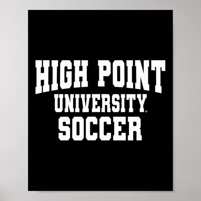 High Point University Panthers Soccer Ncaa Hp23  Poster (Front)