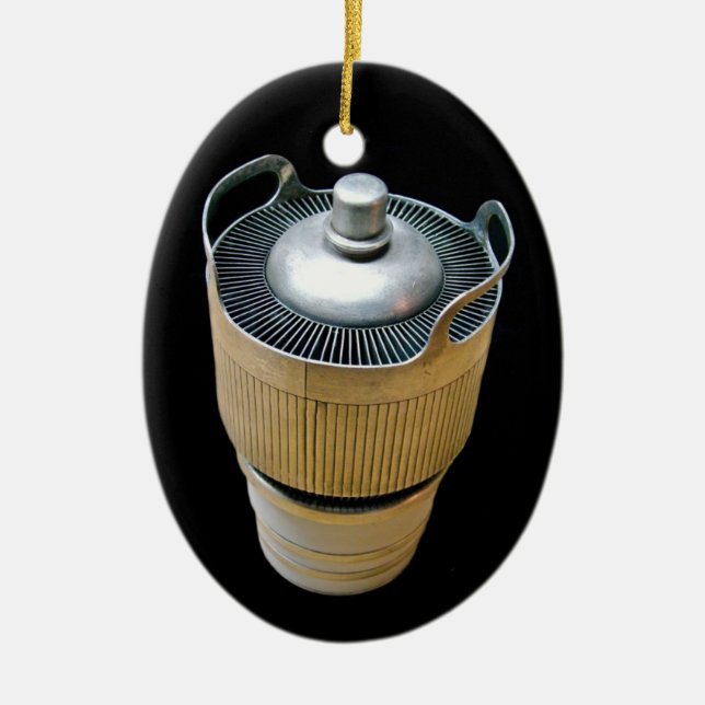 High Power Transmitting Vacuum Tube Ornament (Front)