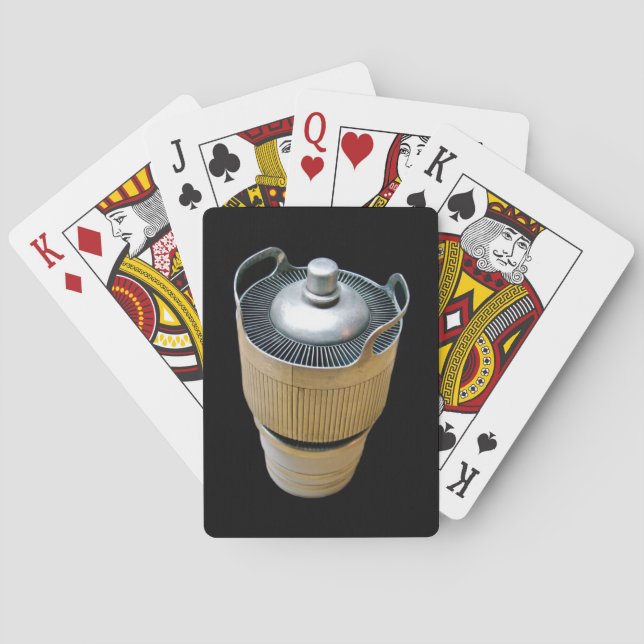 High Power Transmitting Vacuum Tube Playing Cards (Back)