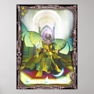 High Priestess, by Joseph Maas Poster