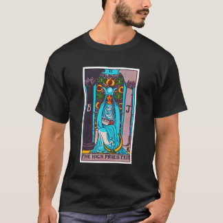 High Priestess Tarot Card Psychic Occult Metaphysi T-Shirt