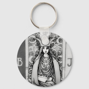 High Priestess Tarot Key Ring