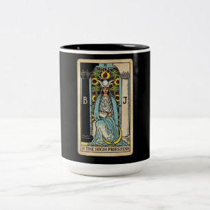 High Priestess Tarot Two-Tone Coffee Mug