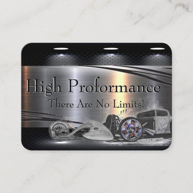 High Proformance Business Card (Front)