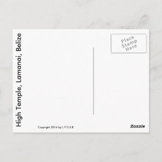 High Pyramid, Lamanai, Belise Postcard