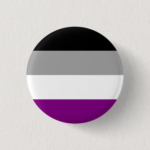 Image of High Quality Asexual Flag Button