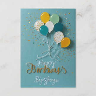 High quality, birthday invitations! Enclosure Card