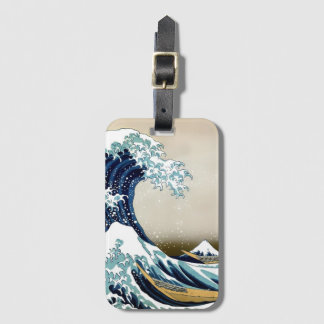 High Quality Great Wave off Kanagawa by Hokusai Luggage Tag