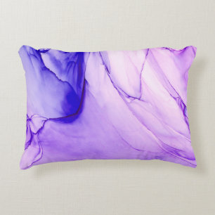High-quality modern abstract painting rendered wit decorative cushion