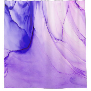 High-quality modern abstract painting rendered wit shower curtain