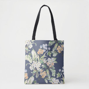 high-quality set of various watercolor flowersabst tote bag