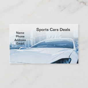 High Quality Sports Cars Business Card