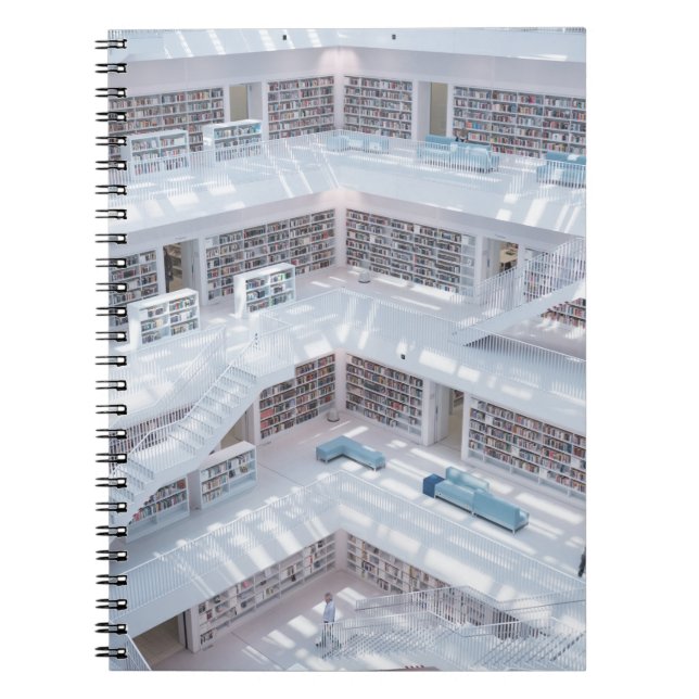 HIGH-RAISE PHOTOGRAPHY OF LIBRARY NOTEBOOK (Front)