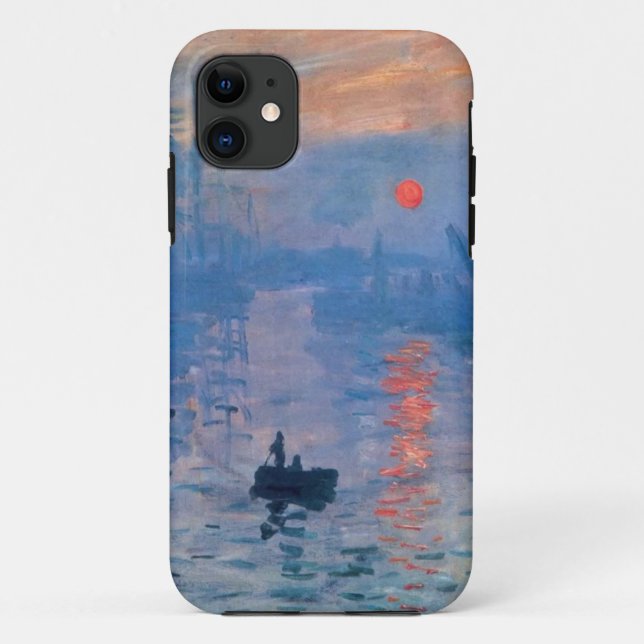 High Res Claude Monet Impression Sunrise Case-Mate iPhone Case (Back)