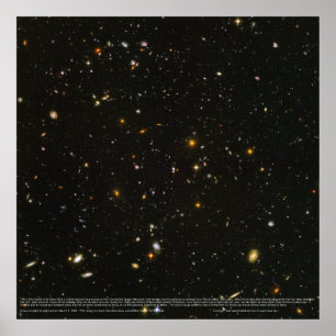 High-Res Hubble Ultra Deep Field Poster (Original)