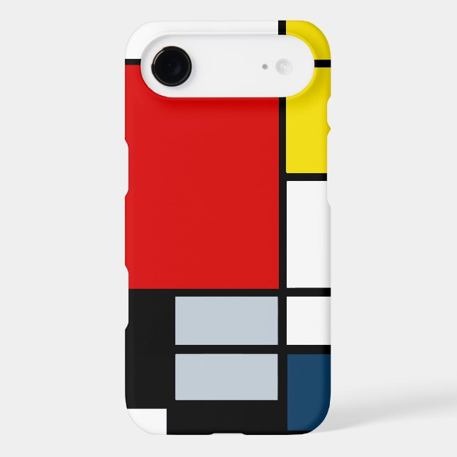 High Res Piet Mondrian Composition Case-Mate iPhone Case (Back)
