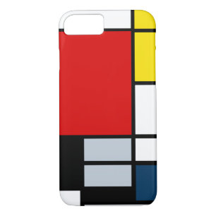 High Res Piet Mondrian Composition iPhone 8/7 Case
