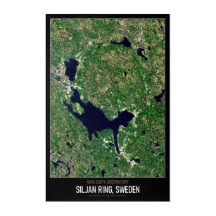 High Resolution Astronomy Siljan Ring, Sweden Acrylic Print