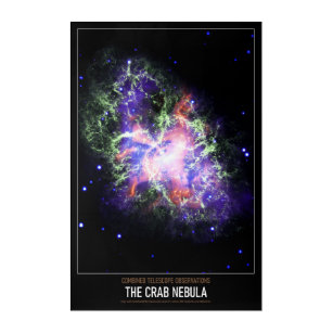 High Resolution Astronomy The Crab Nebula Acrylic Print