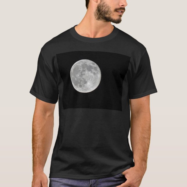 High resolution Full Moon Photo T-Shirt (Front)
