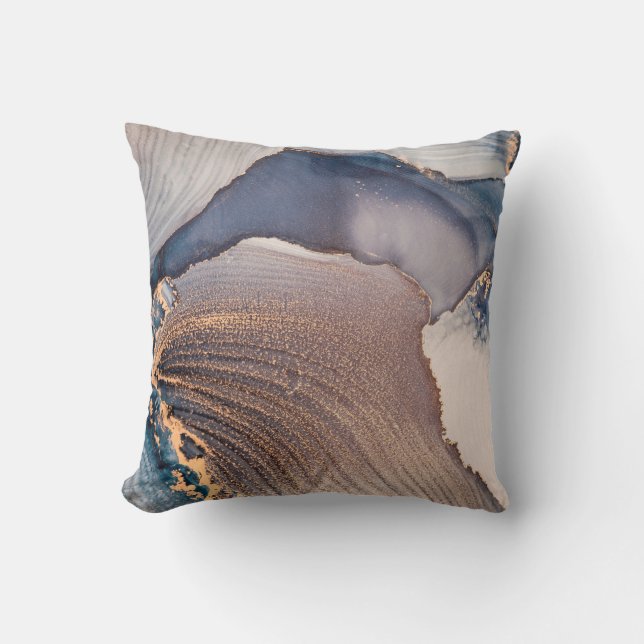 High resolution. Luxury abstract fluid art paintin Cushion (Front)