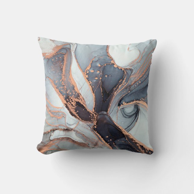High resolution. Luxury abstract fluid art paintin Cushion (Front)