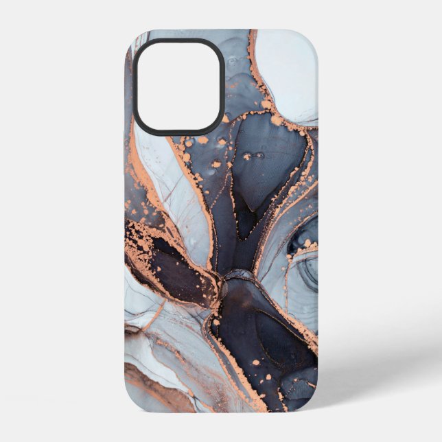 High resolution. Luxury abstract fluid art paintin iPhone Case (Back)